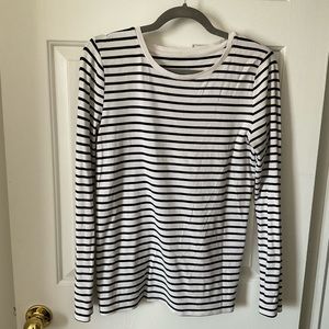 Merona Striped Long Sleeve Shirt, Size Large